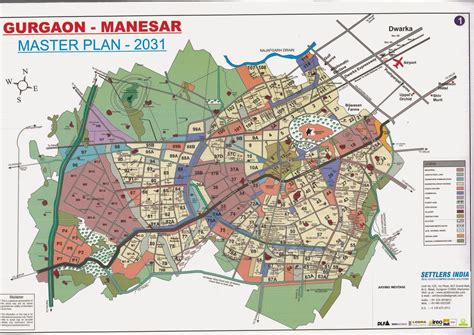 Gurgaon Manesar master Plan 2031, Gurgaon Location Map, Map of Gurgaon http://www.settlersindia ...