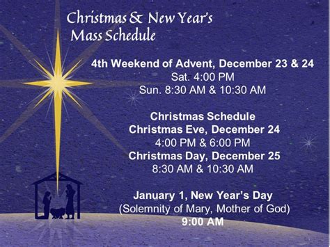 Christmas Mass Schedule 2021 Milwaukee