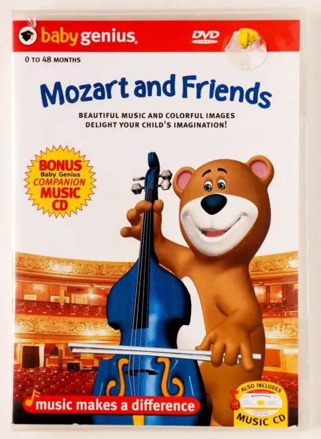 BABY GENIUS - Mozart and Friends (DVD, 2004) Oboe, Frankie, Tempo, DJ ...