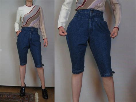 RaRe Vtg 80s PLEATED KNICKERBOCKERS High WAISTED by retasroses