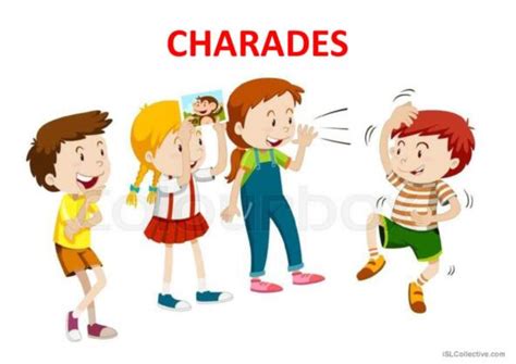 4 Charades English ESL powerpoints