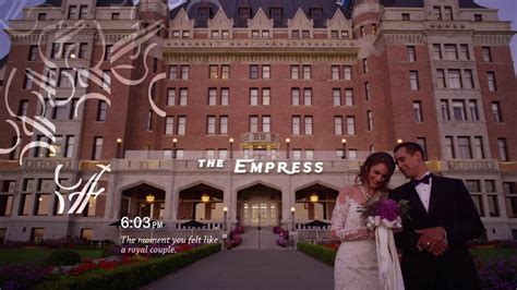 Weddings at Fairmont Empress, Victoria BC - YouTube