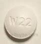 WHITE ROUND LU W22 - Escitalopram 10 MG Oral Tablet Pill Images