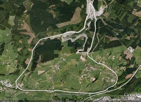 Circuit Spa Francorchamps - Old and new © Google maps. | Formule1, Formule 1