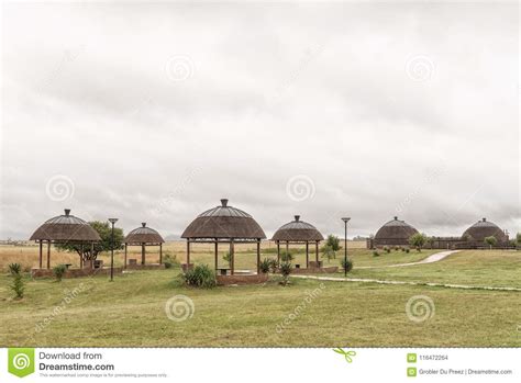 Picnic Area at the Ncome Zulu Heritage Museum at Bloedrivier Editorial Stock Image - Image of ...