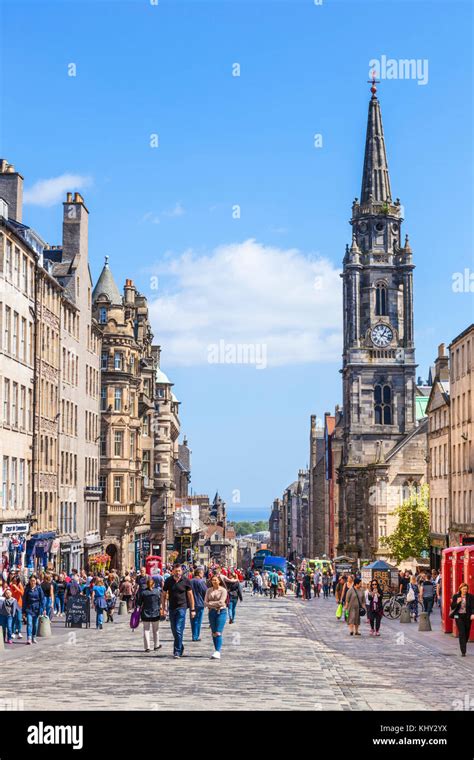 edinburgh scotland edinburgh The High Street Edinburgh old town the ...