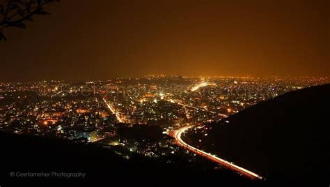 Vizag City, Night View | Dark green aesthetic, Airplane view, Views