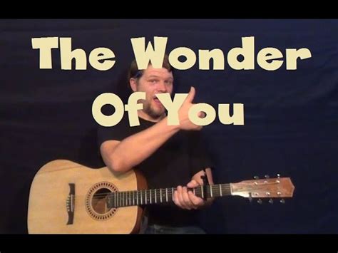 The Wonder of You Easy Guitar Lesson How to Play Tutorial Strum Chords ...