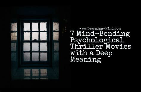 7 Mind-Bending Psychological Thriller Movies with a Deep Meaning - Learning Mind