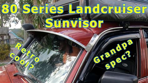 How to Install a Sunvisor onto a Toyota Landcruiser | Landcruiser 80 ...