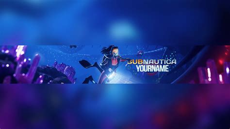 Free Subnautica: Below Zero YouTube Banner Template | 5ergiveaways