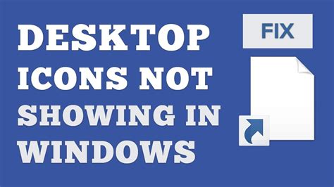 FIXED: Desktop Icons Not Showing Properly In Win 8, 8.1 | How To Restore Shortcut Icons On ...
