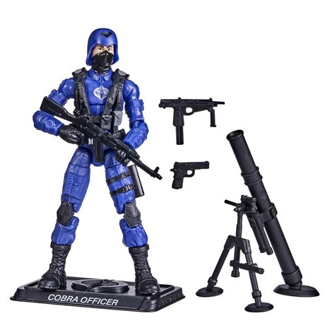 G.I. Joe Retro Cobra Officer Collectible Action Figure with Accessories ...