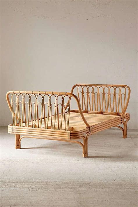 Twin Bed Frame Rattan - Caca Furniture