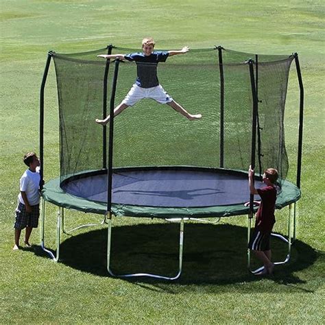 Skywalker Trampolines 12-Feet Round Trampoline and Enclosure with ...