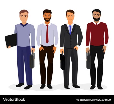 Business men cartoon Royalty Free Vector Image