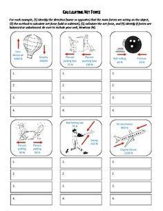 Balanced And Unbalanced Forces Worksheet Answers Pdf - Maths Sheets