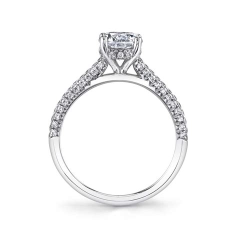 Elienor - Micro Pave Solitaire Engagement Ring | Sylvie