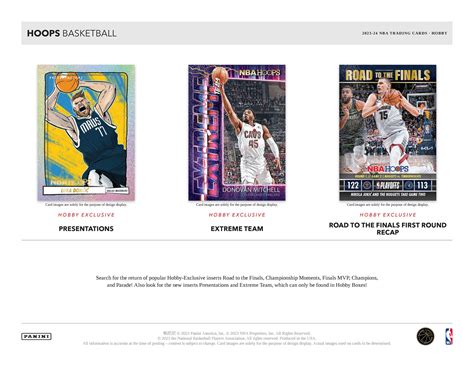 2023-24 Panini Hoops NBA Basketball Cards