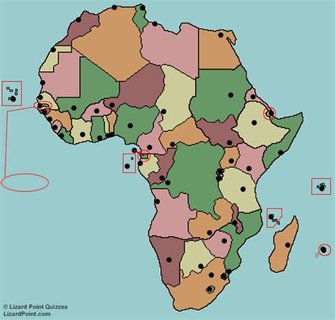 Test your geography knowledge - Northern African Capitals | Lizard Point Quizzes