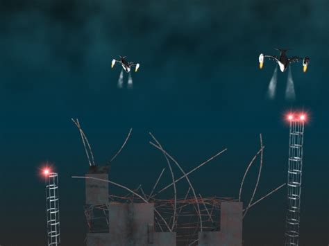 The flying terminator scene T-4 artwork - 3D and 2D Art