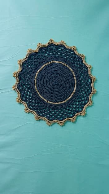 Premium Photo | The wonderful colored crochet doilies