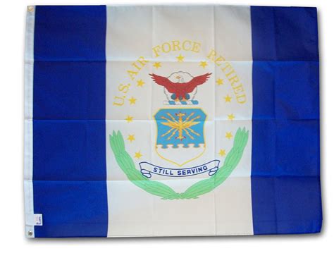 Buy Air Force Retired - 3'x4' Polyester Flag | Flagline