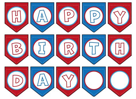 Happy Birthday Letters Template - 10 Free PDF Printables | Printablee