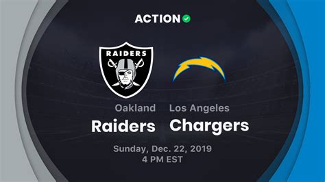 Raiders vs. Chargers Betting Odds, Predictions & Picks (December 22, 2019)