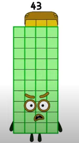 Numberblock mean 43 by benchik09 on DeviantArt