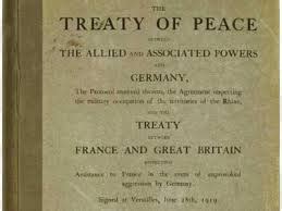 The Peace Treaty Of Versailles - thesis