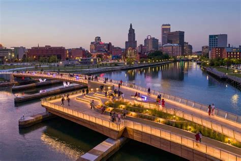 Pedestrian Bridge Captivates, Catalyzes Rhode Island's Capital - Civil ...