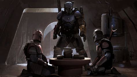 1920x1080 Resolution The Mandalorian Sanctuary Art 1080P Laptop Full HD Wallpaper - Wallpapers Den