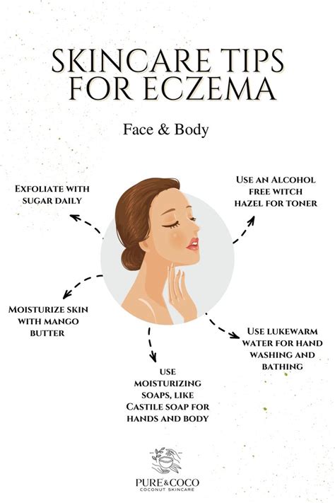 Skincare tips for eczema on the face and body, Infographic Aging Skin ...