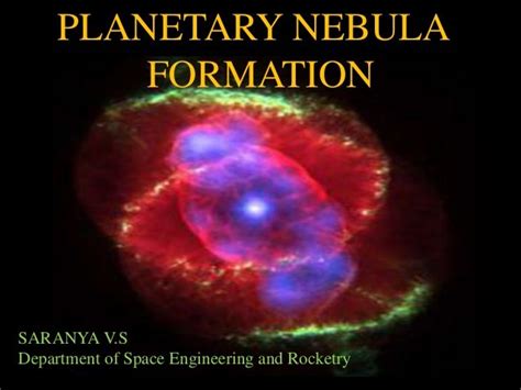 Planetary nebulae formation