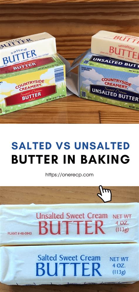 If a Baking Recipe calls for Butter is it Salted or Unsalted? | oneReCP.com