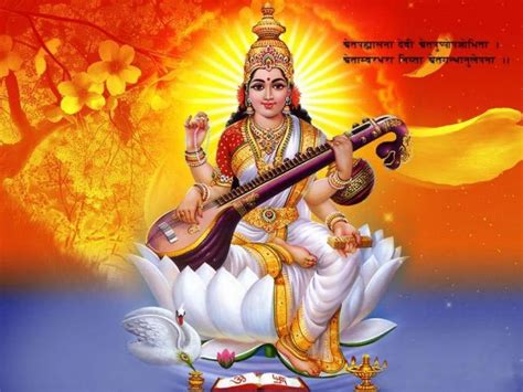 Maa Saraswati Wallpapers - Wallpaper Cave