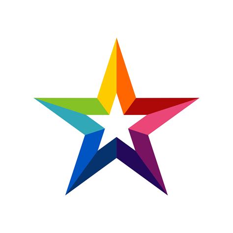 Colorful Star Sign Logo Template Illustration Design. Vector EPS 10 ...