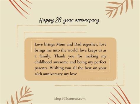 32 Heartfelt 26th Year Wedding Anniversary Quotes and Wishes