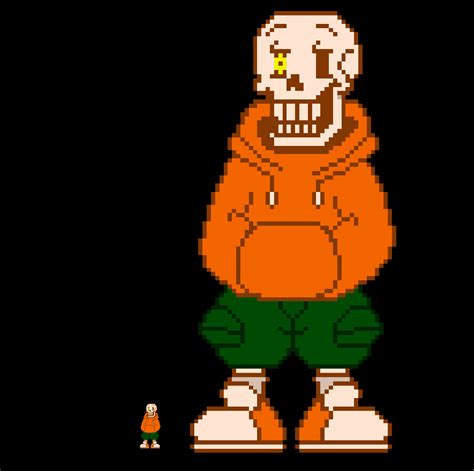 Underswap Papyrus Sprite by g-norm-us on Newgrounds