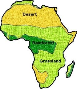 Africa Grasslands Map