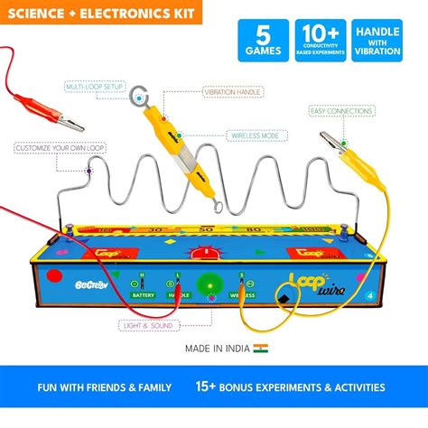 Becre8v Loop Wire Game - Science and Electronics DIY Kit