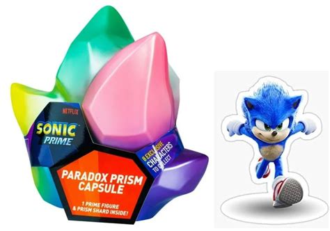 Sonic The Hedgehog Prime Paradox Prism, 1 Capsule Crystal Blind Box ...