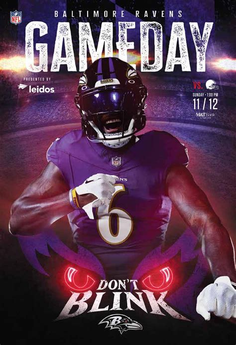 Gameday Program: Ravens vs. Browns by Baltimore Ravens - Issuu