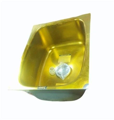 Stainless Steel Yellow Kitchen Sink 24X18X8 at Rs 1020 | Stainless Steel Kitchen Sinks in ...