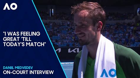 Daniil Medvedev On-Court Interview | Australian Open 2024 First Round - TennisGusto