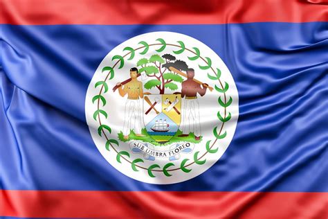 Flag of Belize. Free stock illustration. #america #centralamerica #latinamerica #belize #free # ...