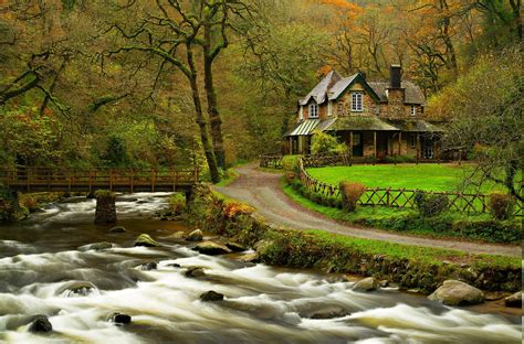 nature, Landscape, River, Trees, Forest, Long Exposure, Bridge, House, Road Wallpapers HD ...