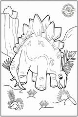 Stegosaurus Coloring Pages sketch template