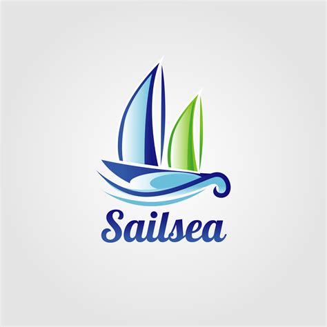 Sail Sea Boat Logo 659866 Vector Art at Vecteezy